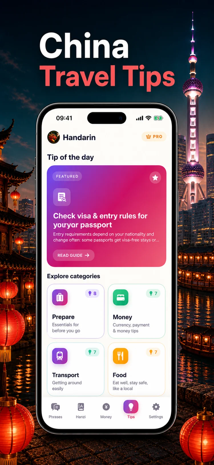 Handarin app: verified China travel tips (payments, trains, etiquette)